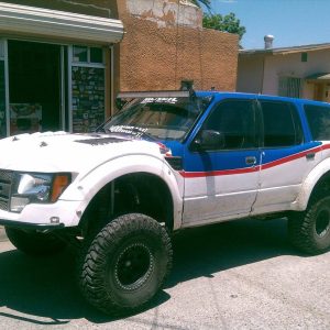 91-01 Ford Explorer To Raptor Off Road Fiberglass One Piece Conversion